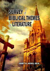 The Bible contains narrative throughout most of its books. . Biblical themes in literature
